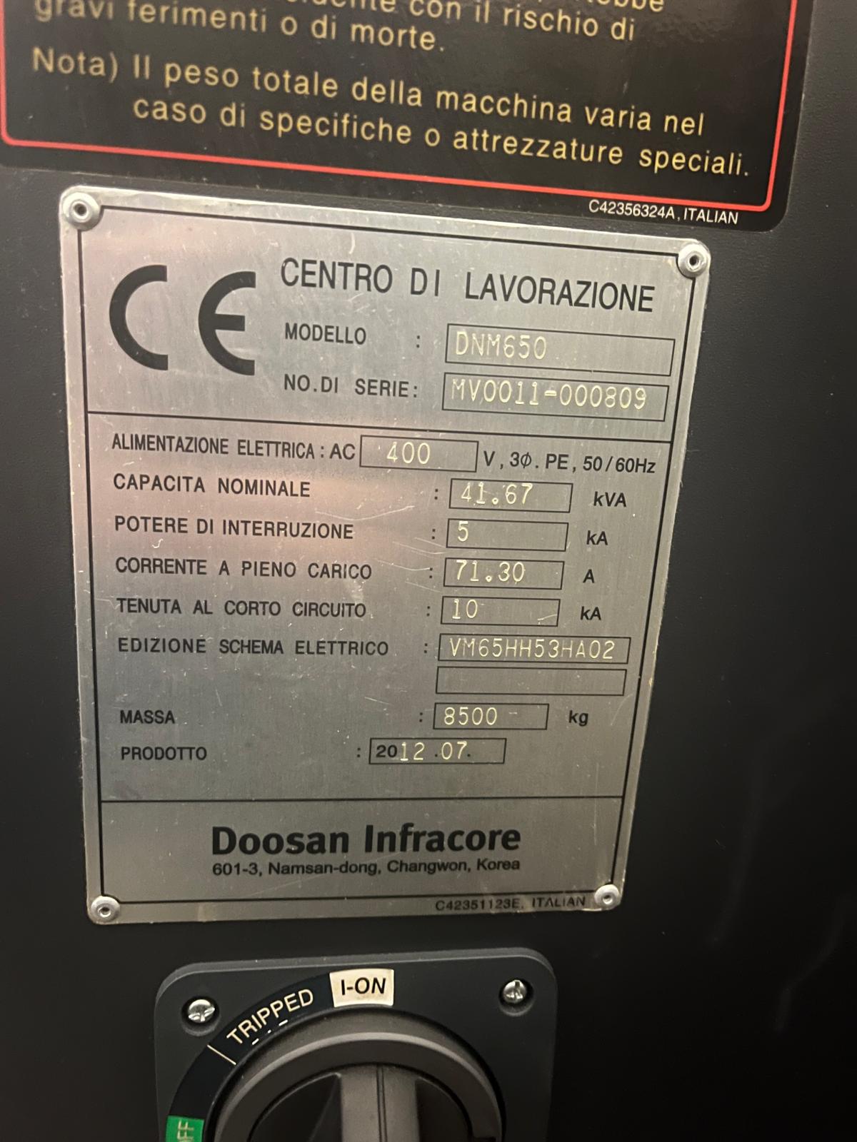 DOOSAN - DNM650