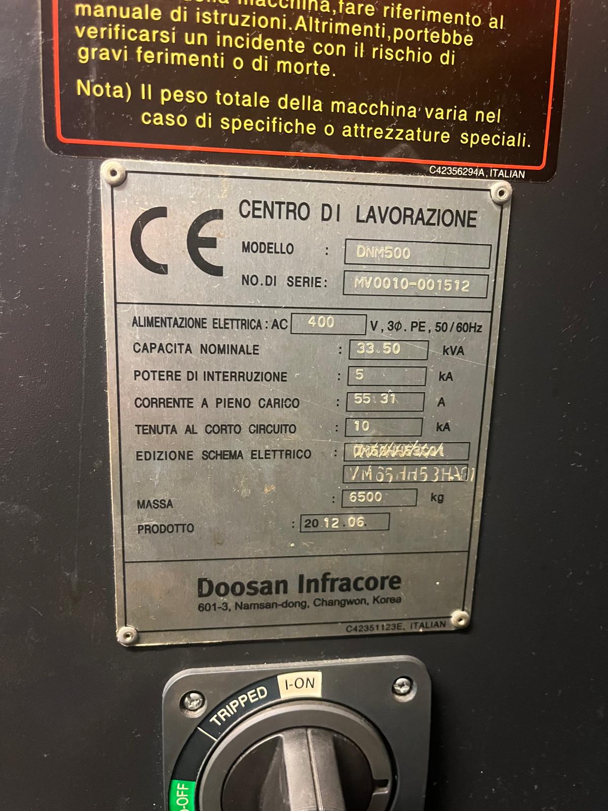 DOOSAN - DNM500